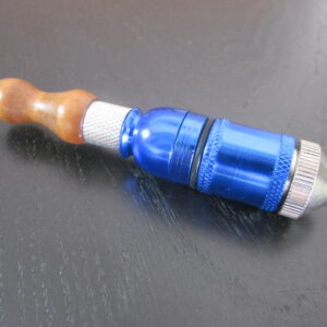 blue combo metal wooden pipe