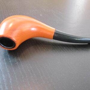 large light brown wooden pipe